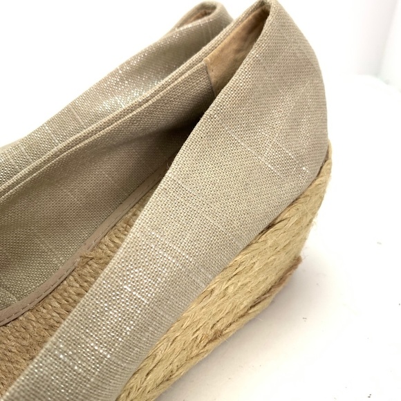 Ralph Lauren CECILIA Linen Espadrille Wedges sz 9 - Picture 10 of 16